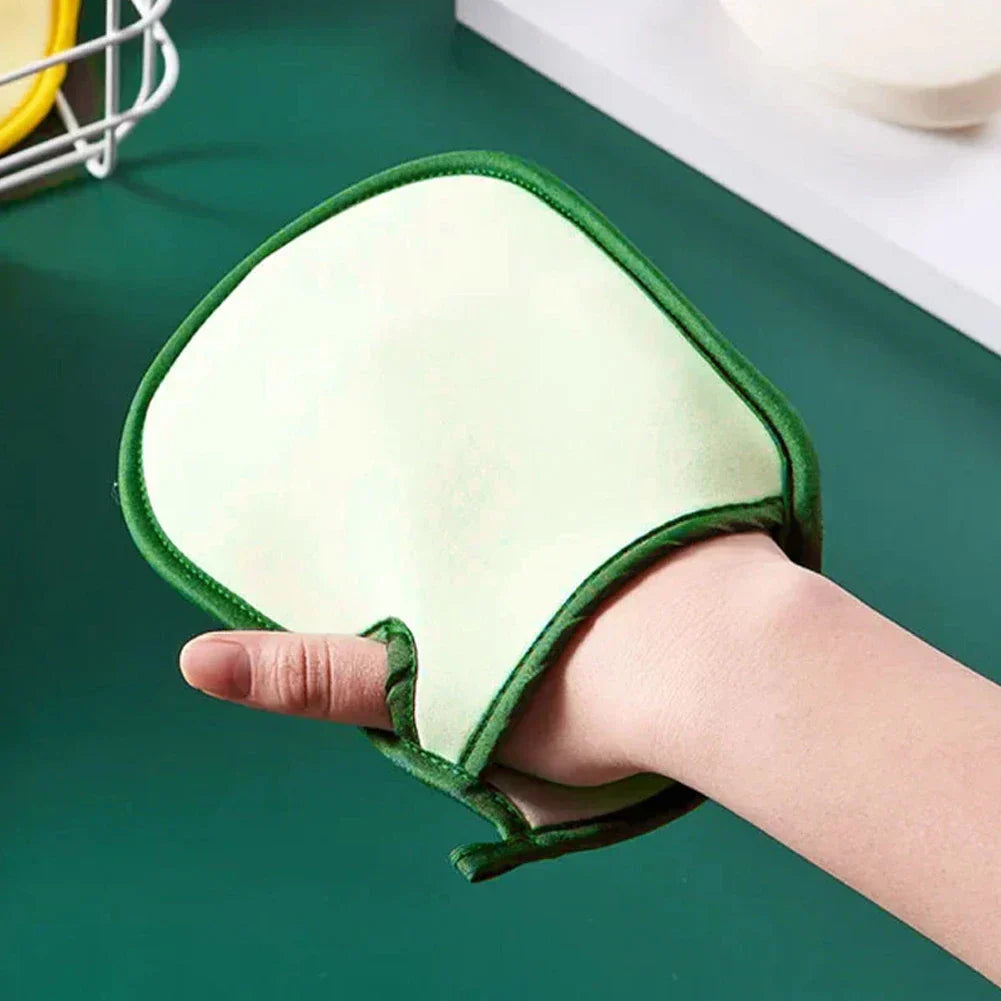 SilkyTouch - Double-Sided Exfoliating Glove for Bath & Shower
