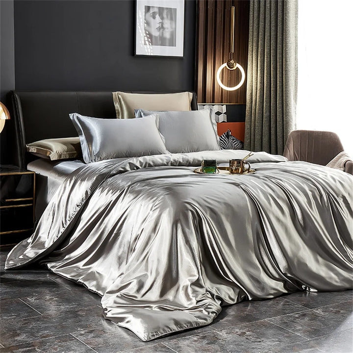 GlamourNest | Premium Silk Bedding