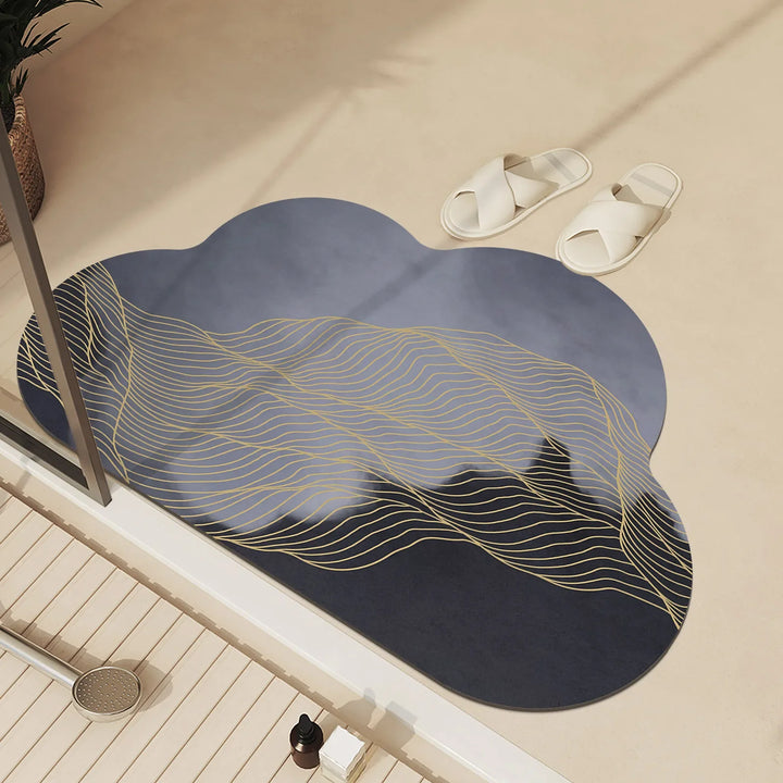 AquaSerenity | Quick-Drying Toilet Mat