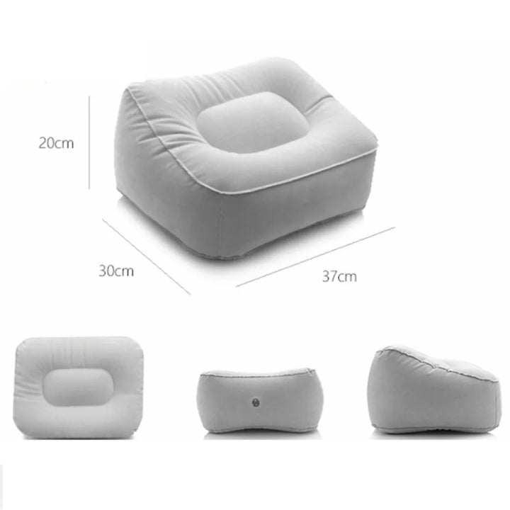 CLEVLO | Inflatable Soft Footrest Pillow