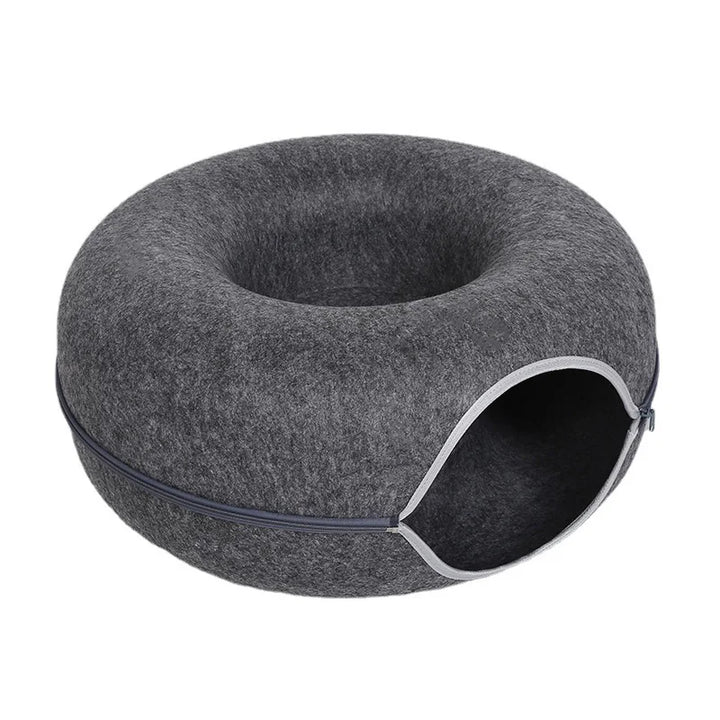 DonutDroom | Luxury Cat Bed for Two with Interactive Tunnel