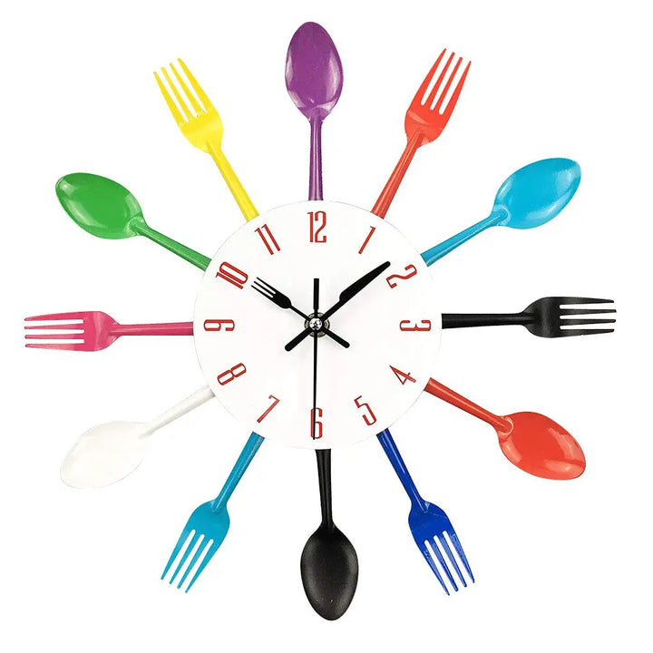 Table Art | 3D Cutlery Wall Clock