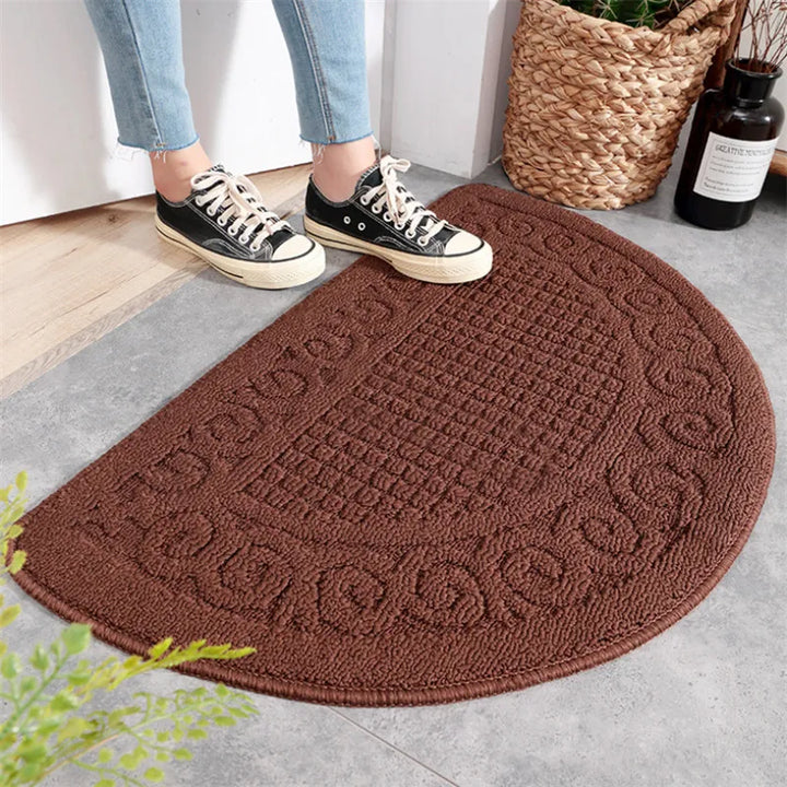 HomeEssence | Stylish Half-Round Dirt Removal Mat