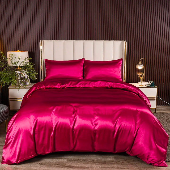 SoftEssence | Satin Duvet Cover Set for Luxury Bedding