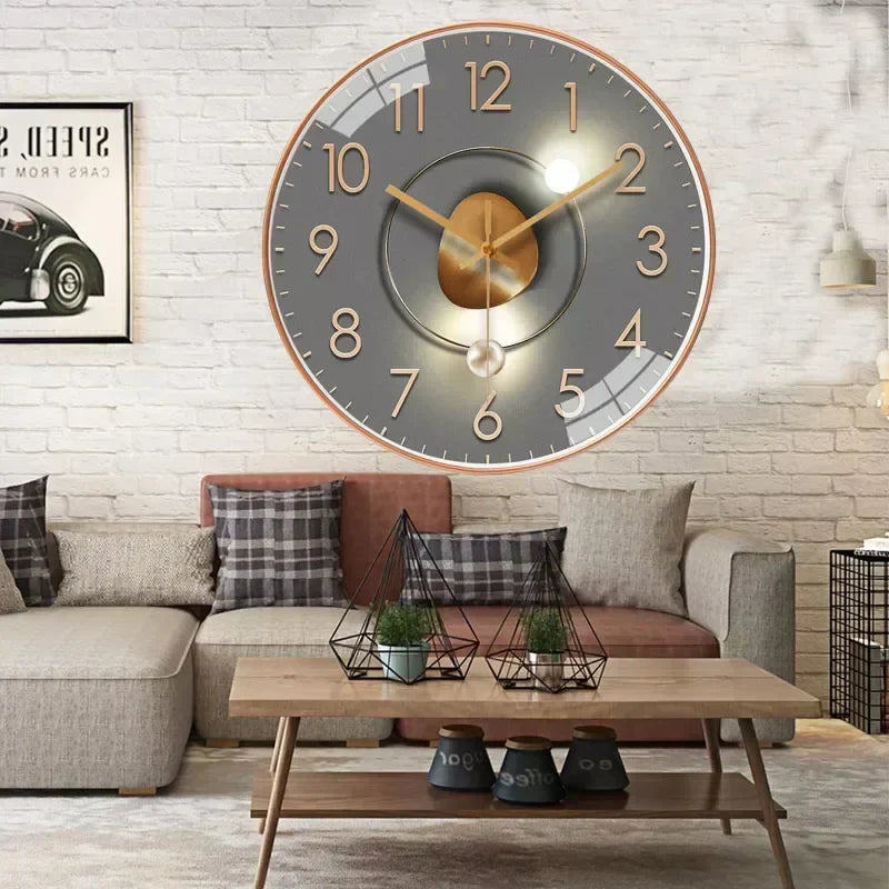 SilentTime Wall Clock - Classic Design with Timeless Charm - Elegant, Silent, and Perfect for Any Room