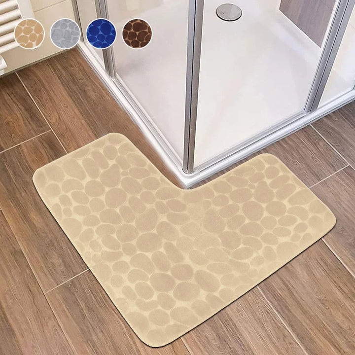 QuickDry | Water-Absorbing L-Shaped Bath Mat