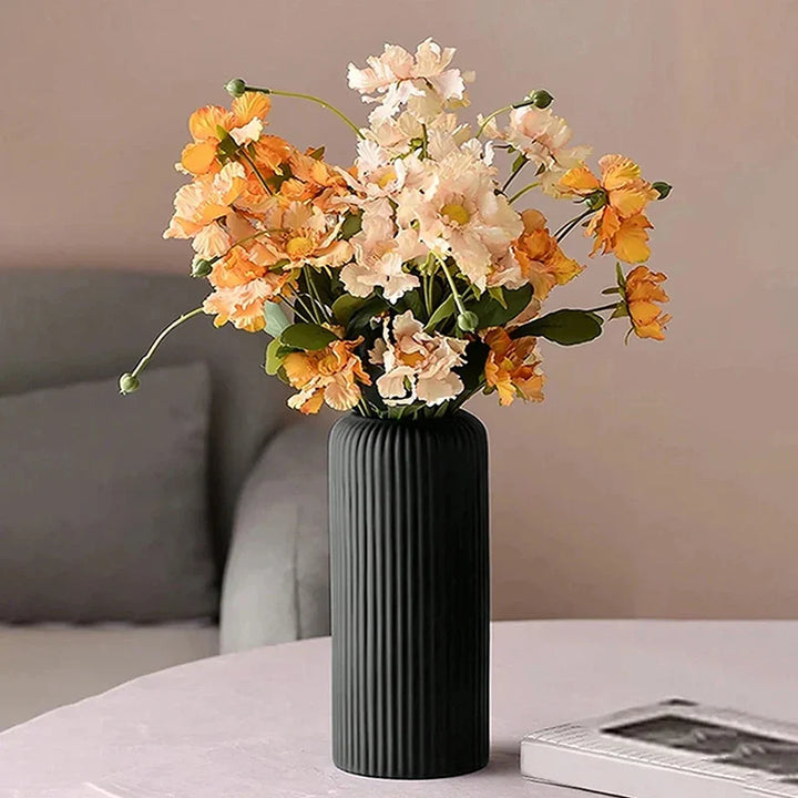 VividLines | Creative Striped Vase for Home Decoration