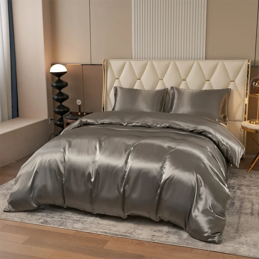 SoftEssence | Satin Duvet Cover Set for Luxury Bedding