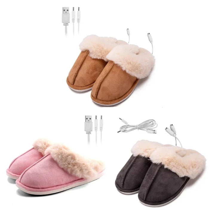 Harbor Fire | Cozy Heated Slippers
