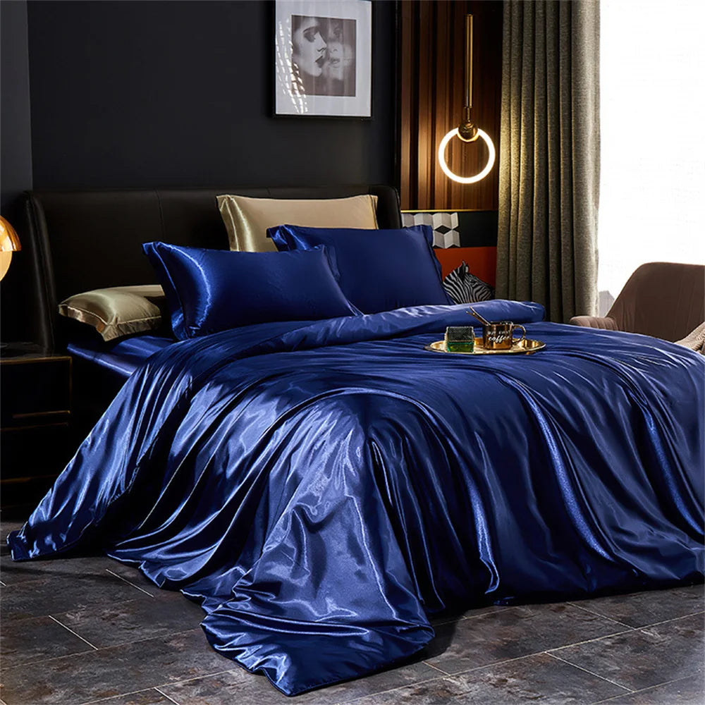 GlamourNest | Premium Silk Bedding