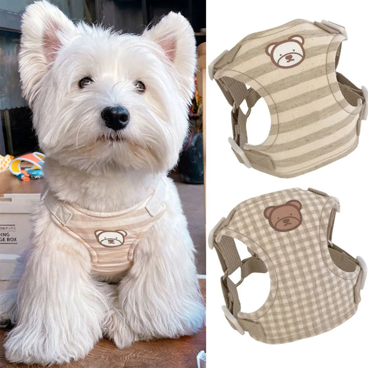 BearPawStripe | Stylish Puppy Harness & Leash