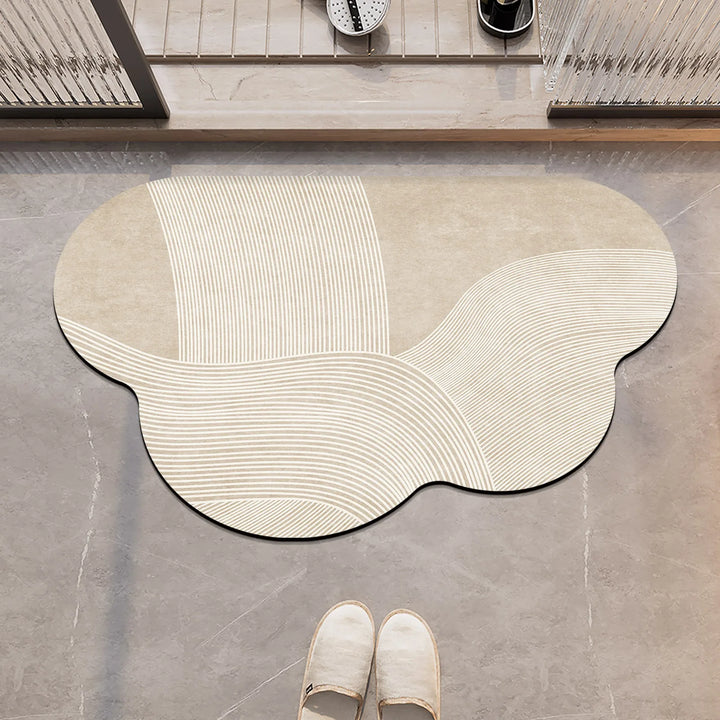 AquaSerenity | Quick-Drying Toilet Mat