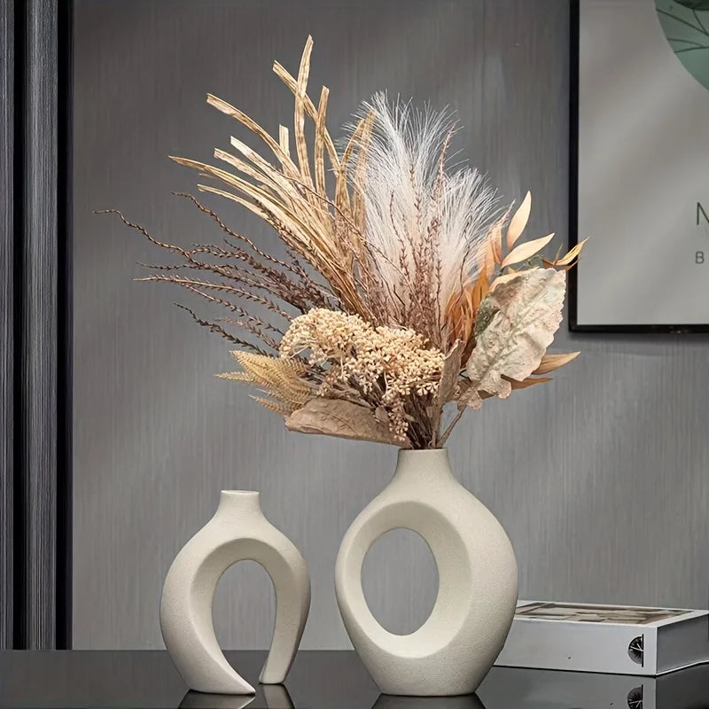 ScandiDuo - Modern Hollow Vases Set