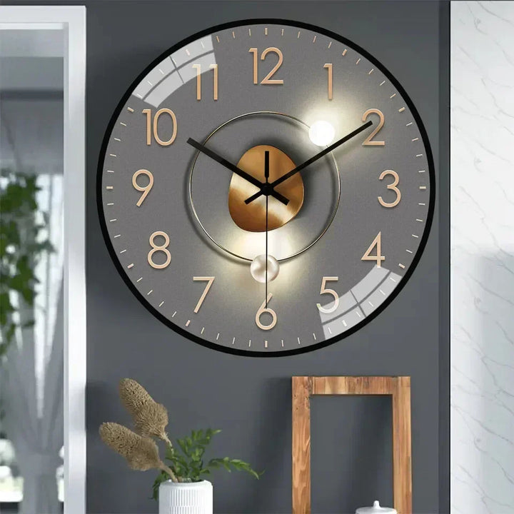 SilentAura – Silent Wall Clock – Elegant and Perfect for Any Room in Your Home
