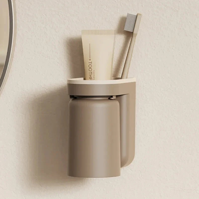 HoudMaat | Wall-Mounted Rack for Toothbrush and Toothpaste