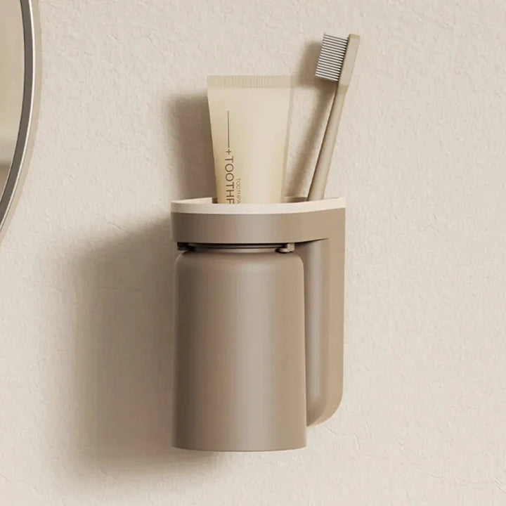 HoudMaat | Wall-Mounted Rack for Toothbrush and Toothpaste