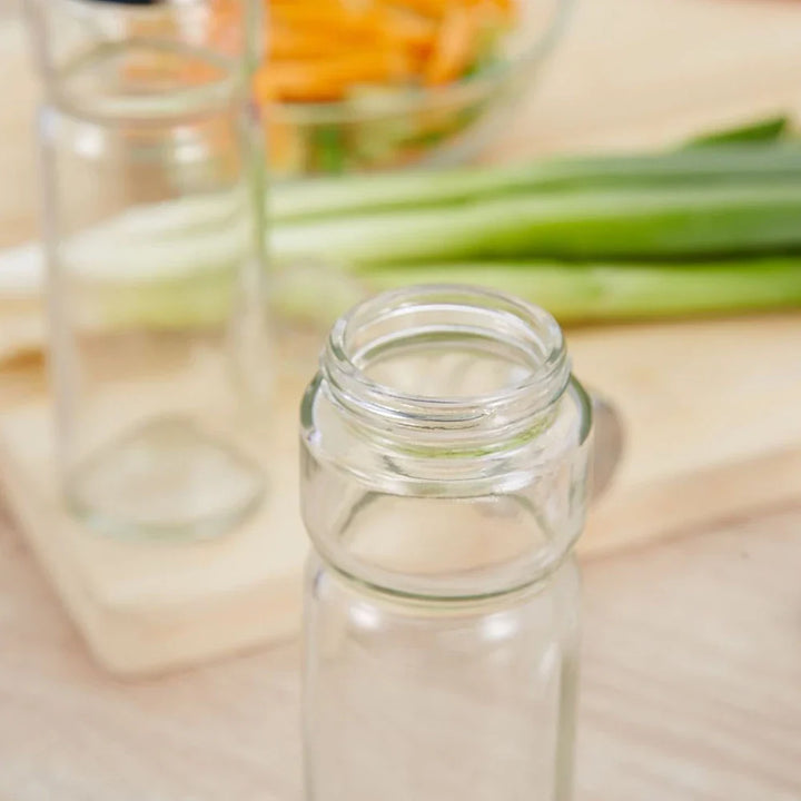 TasteCraft | Luxury Spice Bottles with Salt and Pepper Shakers in Holders