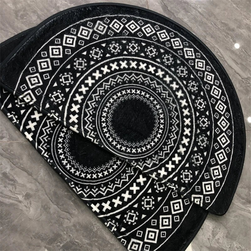 BohoGeometry | Nordic Half Circle Doormat