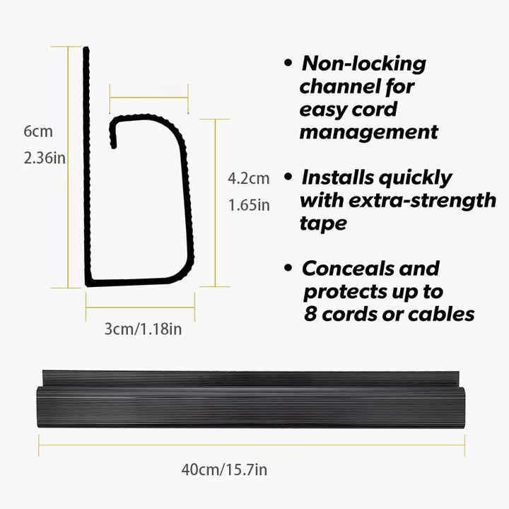 CLEVLO | Channel Cable Organizer