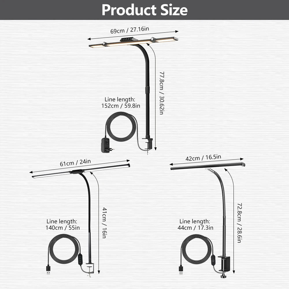 CLEVLO | LED Desk Lamp