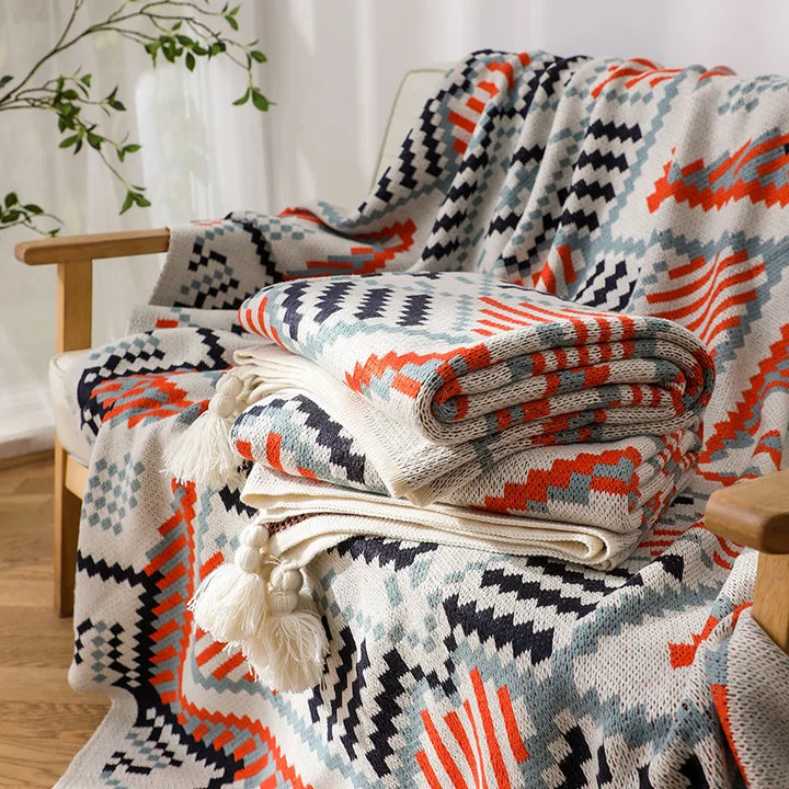 FringedSoftness | Leisure Blanket and Sofa Cover