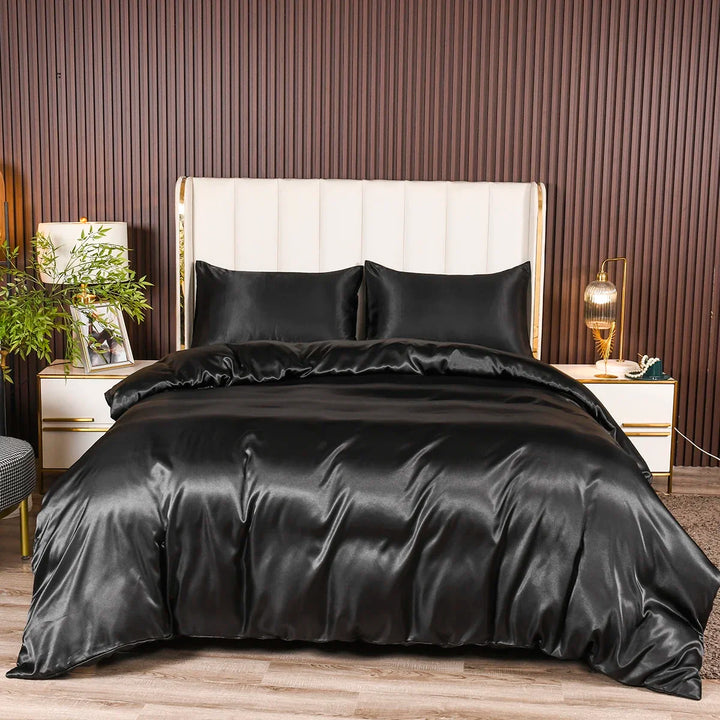 SoftEssence | Satin Duvet Cover Set for Luxury Bedding