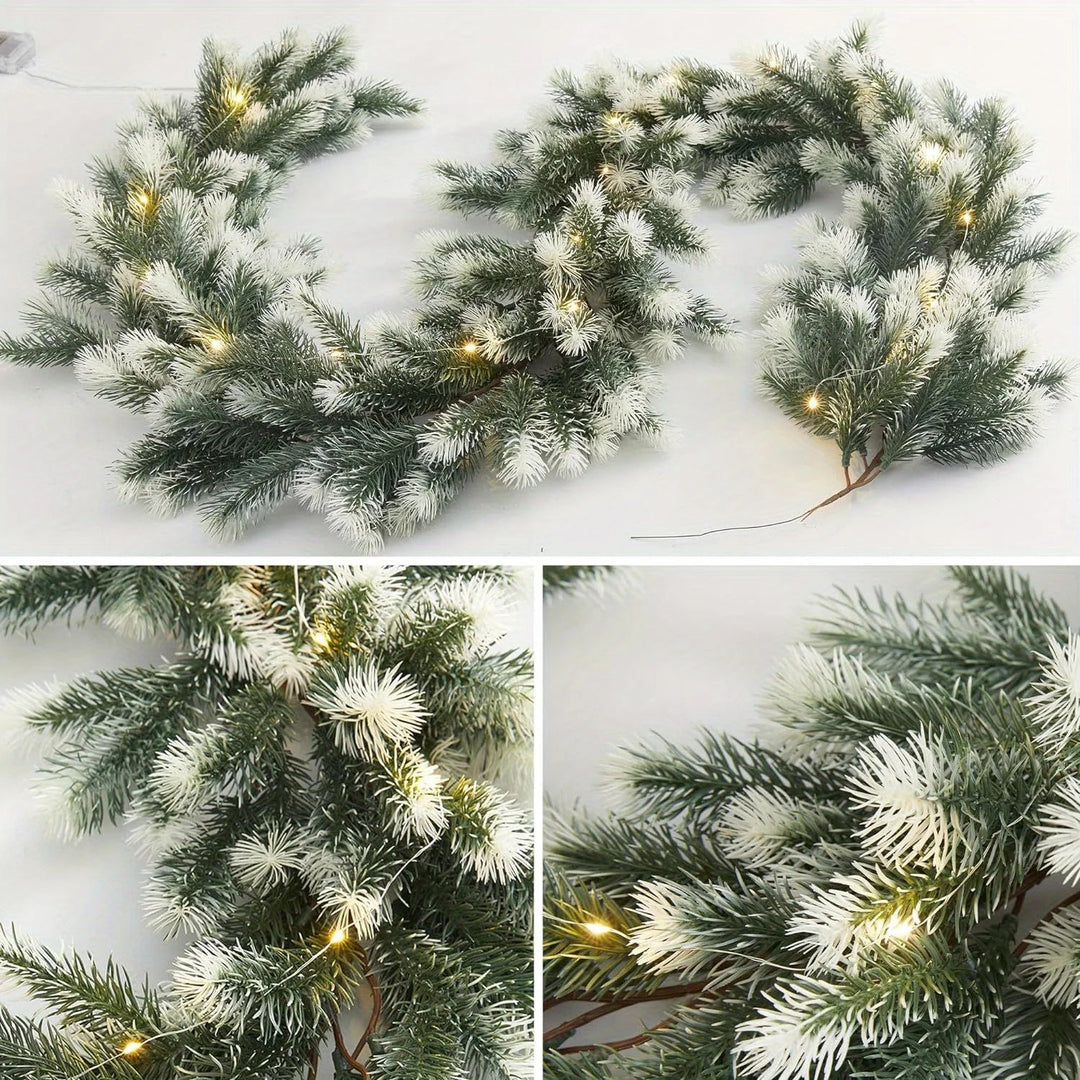 LichtLuxe | Artificial Pine Garland with LED Lighting