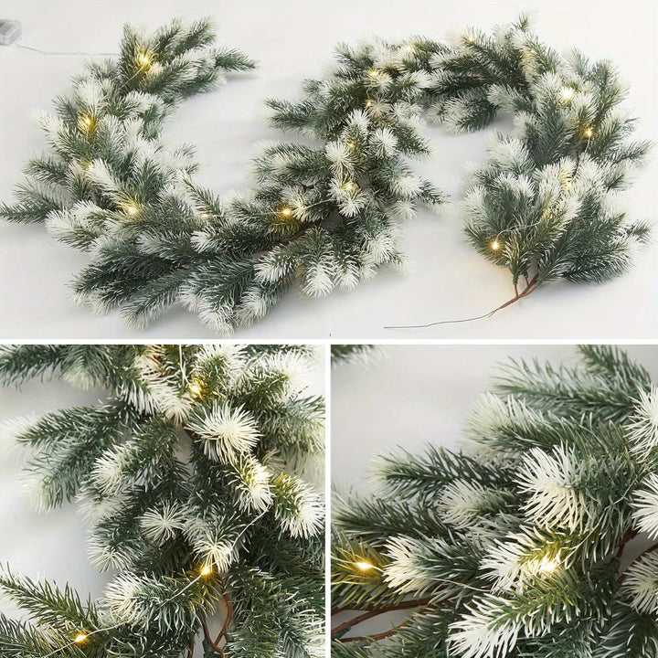 LichtLuxe | Artificial Pine Garland with LED Lighting
