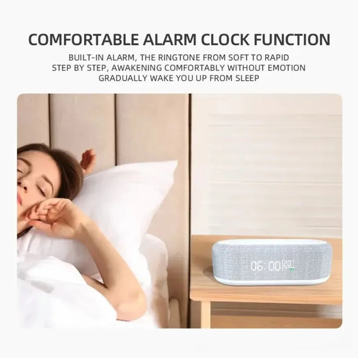 CLEVLO | 4-in-1 Wireless Charging Alarm Clock