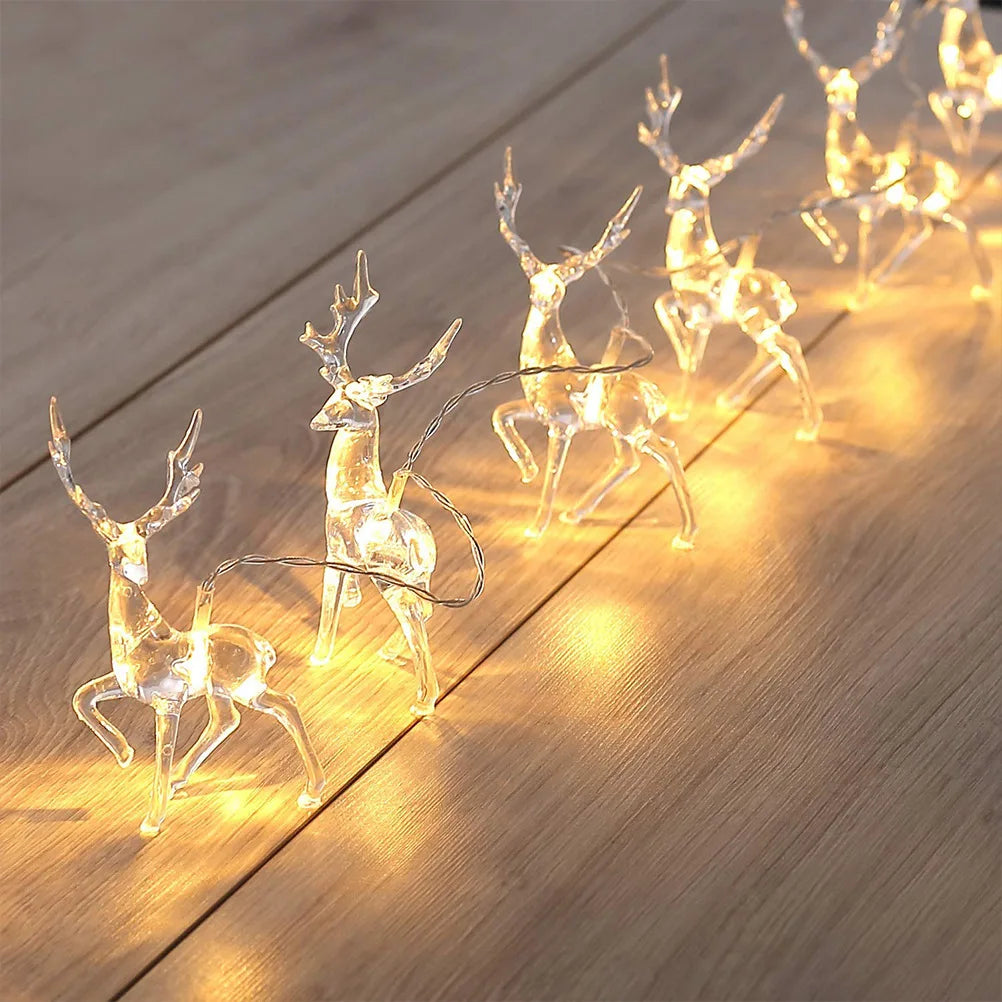 CrystalCheer | Reindeer Decoration Garland