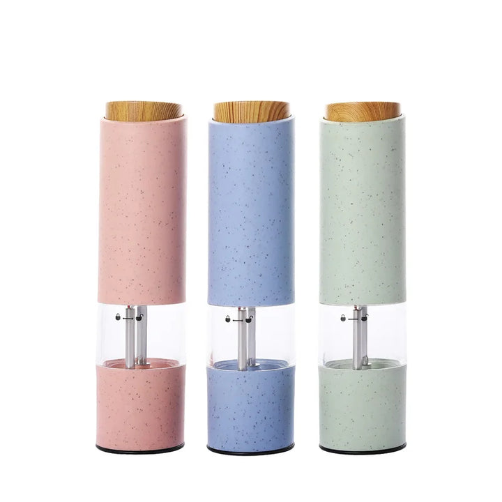 WheatElegance | Luxe Electric Pepper Mill Made of Wheat Straw