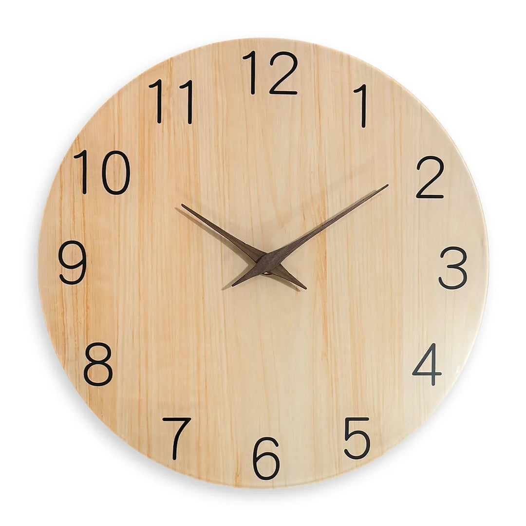 RusticChic | Vintage Wood Grain Wall Clock