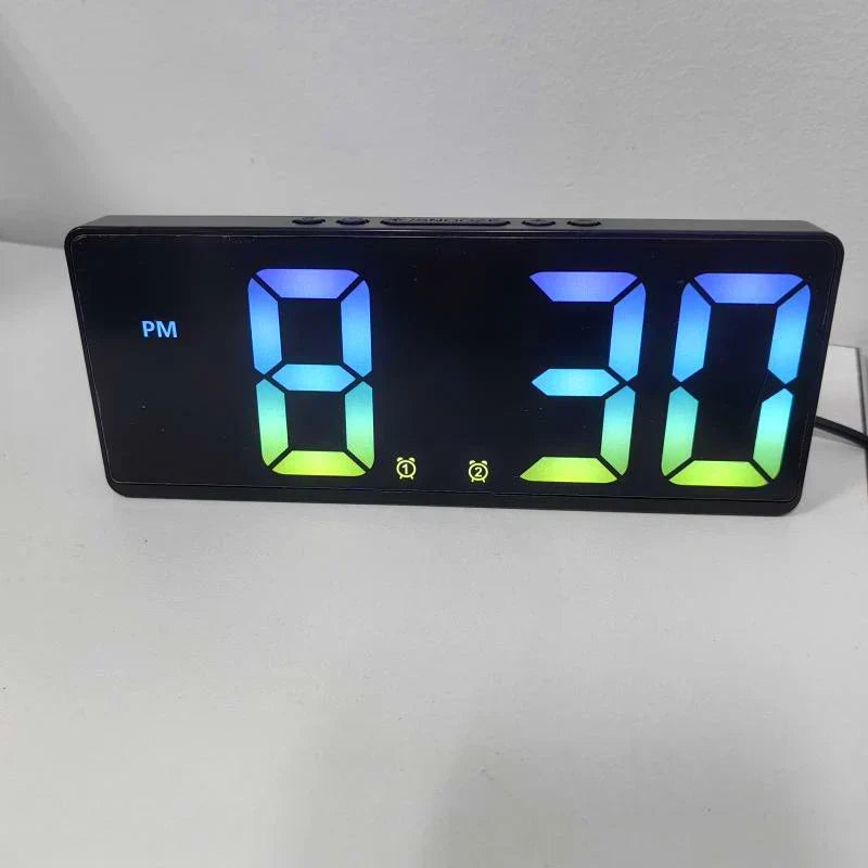 TalkTime | Voice-Controlled LED Clock for a Silent Night