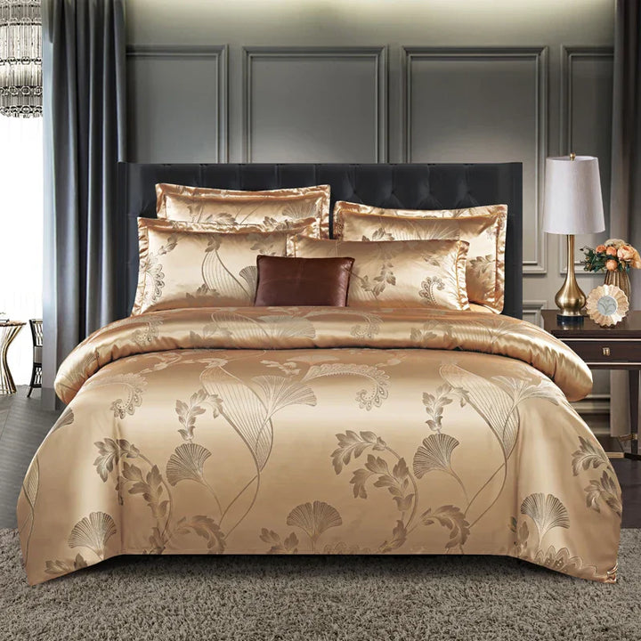 SilkSoft Duvet Cover Set - Luxurious Satin Feel for Ultimate Comfort - Lightweight and Soft for a Restful Sleep