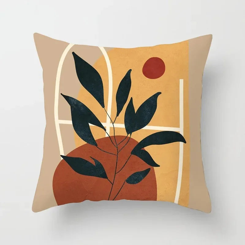 NaturesCharm | Cushion Covers with Plant Pattern for Green Lovers