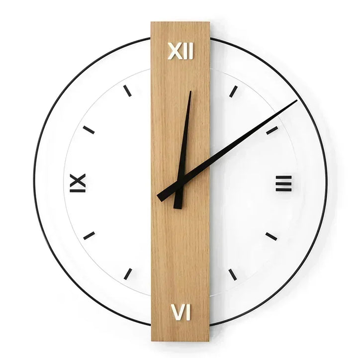 SilentElegance | Luxury Wooden Wall Clock