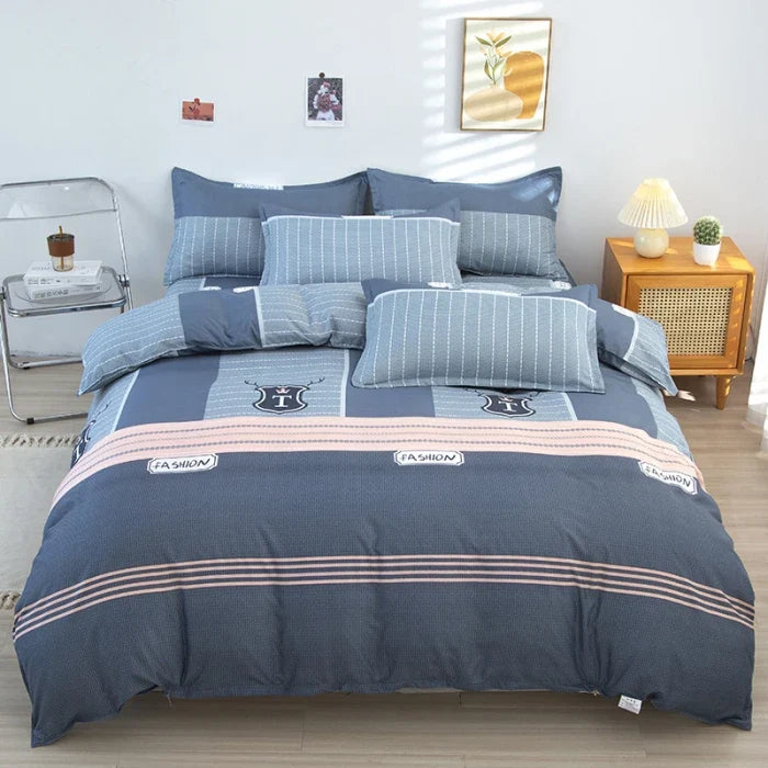 LeafyDream | Nordic Leaf Print Bedding Set