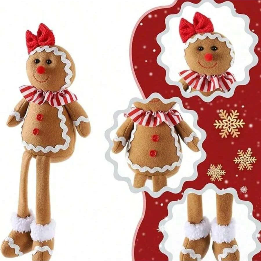Gingerbread Delight | Luxury Plush Christmas Decoration
