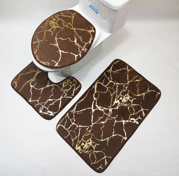 ResistEaseTrio | Antislip Flannel Bathroom Essentials