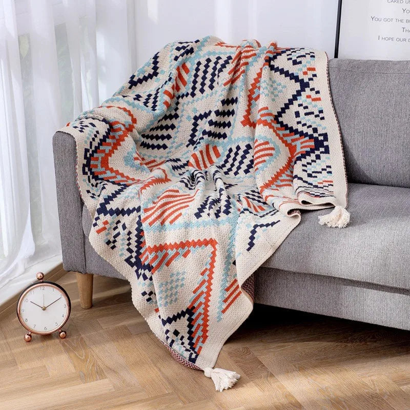 FringedSoftness | Leisure Blanket and Sofa Cover
