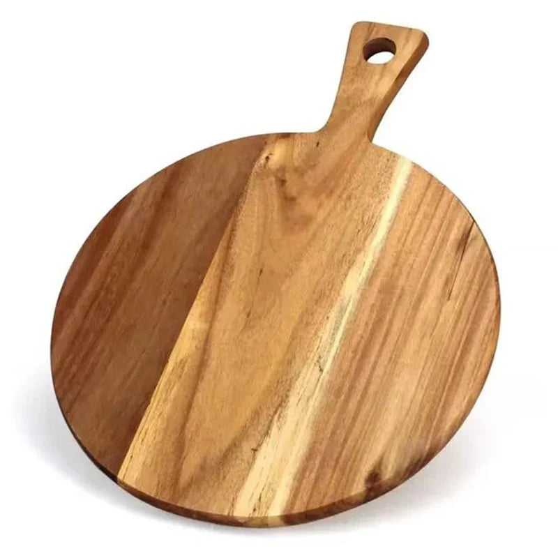 WoodPaddle | Acacia Wooden Pizza Paddle and Serving Board 40x30cm
