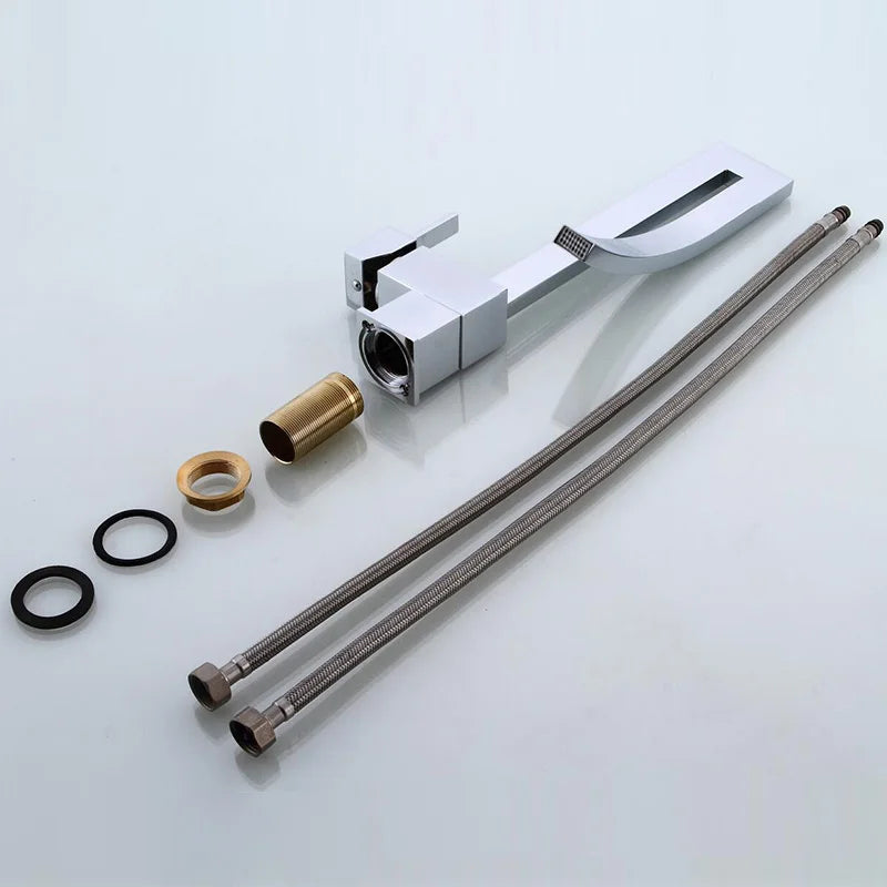 LuxeFlow | Brass Sink Mixer Tap