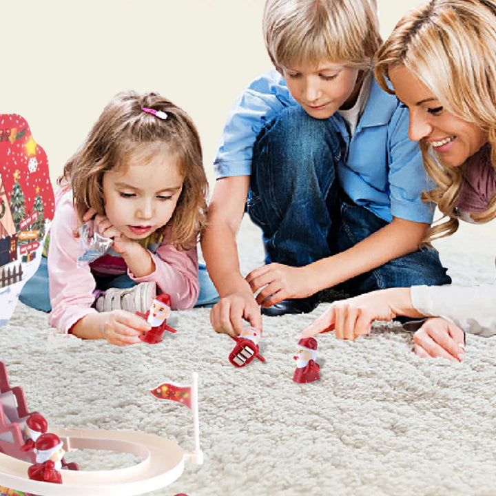 ChristmasLuxe | Musical Climbing Ladder Santa Decor