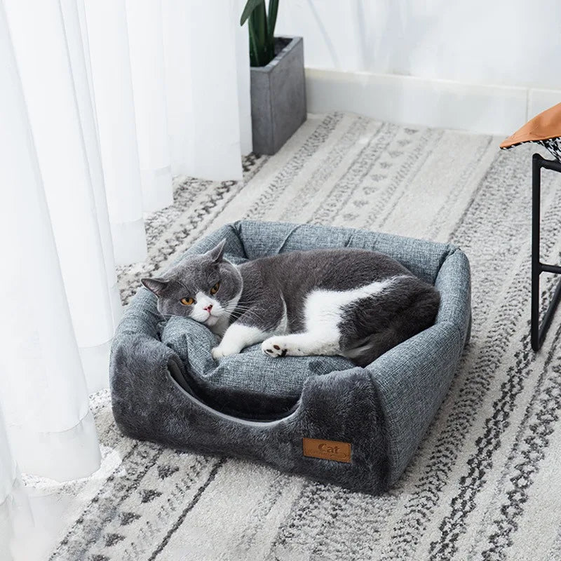TriangelNest | Luxury Enclosed Cat House for Ultimate Warmth and Comfort