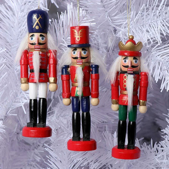 WoodBeauty | Set of 6 Mini Nutcracker Ornaments