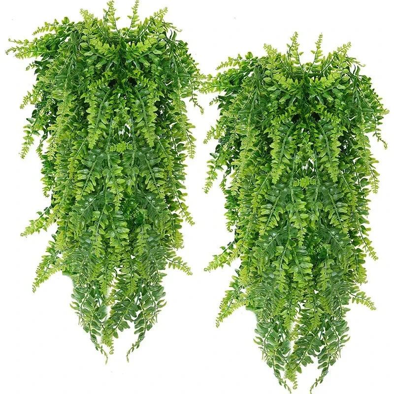 PersianElegance | Luxe Hanging Fern Leaves Decorative Plant