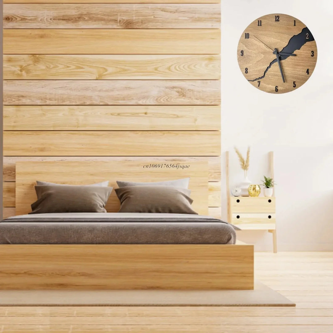 GlobalTime | Simple Wooden Wall Clock