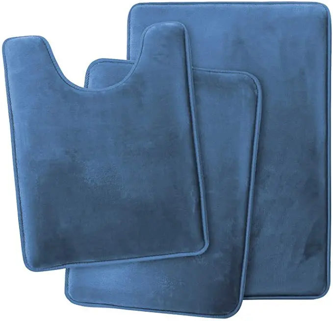 ComfyVelvetSoft | Absorbent Bathroom Rug Set