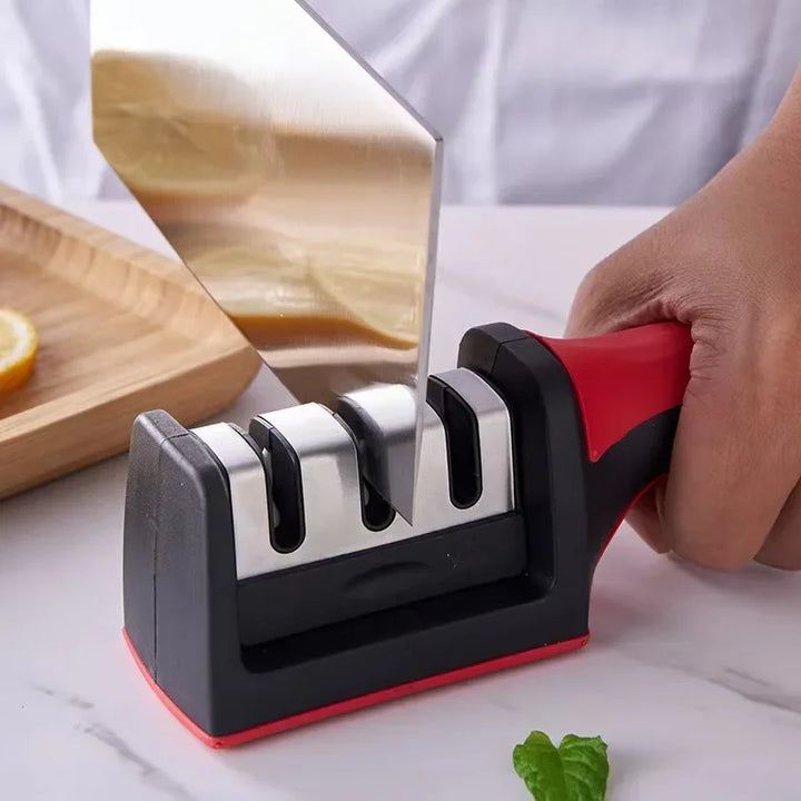 QuickEdge - Sharpener with Non-Slip Base for Kitchen and Camping