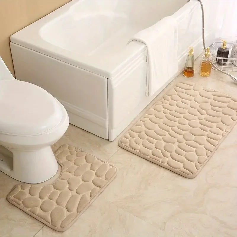 StoneGripPattern | Engraved Toilet & Door Mats